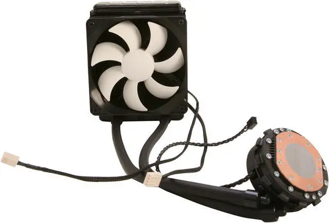 Alt view image 4 of 5 - Thermaltake WATER2.0 Pro Closed-Loop All In One Liquid CPU Cooler Dual 120mm PWM Fans 120x49mm Radiator CLW0216