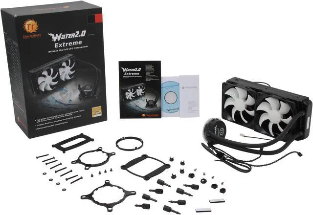 Alt view image 7 of 7 - Thermaltake CLW0217 Water 2.0 Extreme/All-In-One Liquid Cooling System
