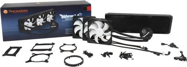 Alt view image 8 of 8 - Thermaltake Water 3.0 Ultimate (CL-W007-PL12BL-A) Enthusiasts Class Water/Liquid CPU Cooler 360MM