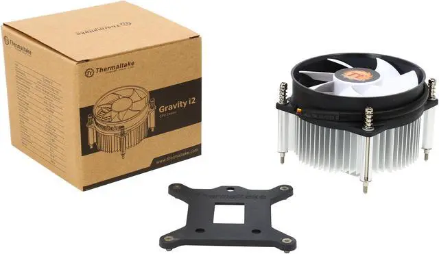 Alt view image 5 of 5 - Thermaltake Gravity i2 95W 7-Bladed 92mm 3-Pins PWM Aluminum Extrusion CPU Cooling Fan for Intel LGA 1156/1155/1150/1151 CLP0556-D