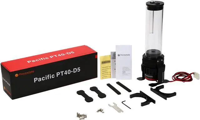 Alt view image 12 of 19 - Thermaltake Pacific CL-W063-CA00BL-A DIY LCS RL240 Water Cooling Kit