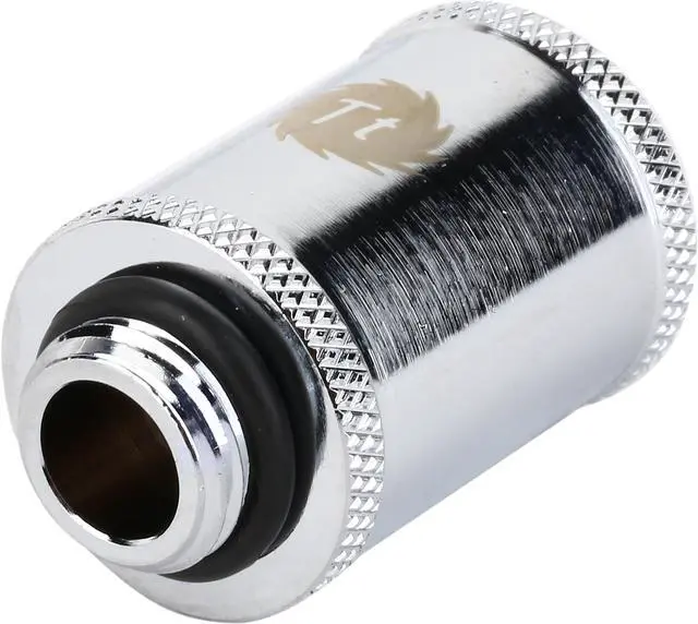 Main image of Thermaltake CL-W044-CU00SL-A Pacific DIY LCS Chrome G1/4 Male to Male 30mm Extender Fitting