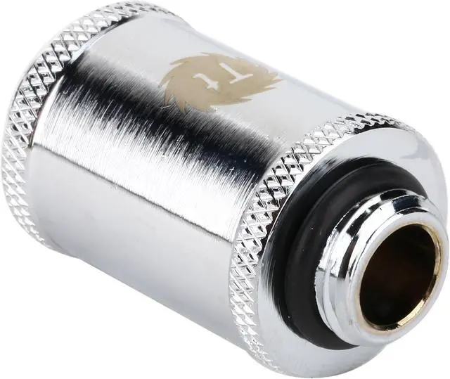 Alt view image 2 of 3 - Thermaltake CL-W044-CU00SL-A Pacific DIY LCS Chrome G1/4 Male to Male 30mm Extender Fitting