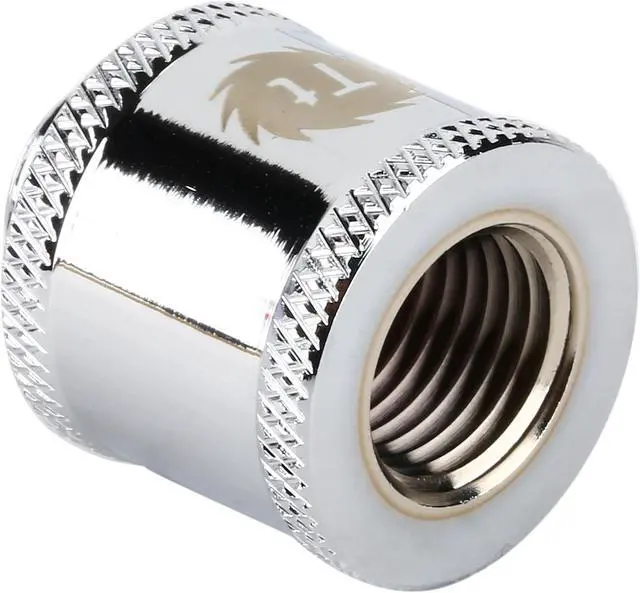 Alt view image 2 of 3 - Thermaltake CL-W046-CU00SL-A Pacific DIY LCS Chrome G1/4 Female to Male 20mm Extender Fitting