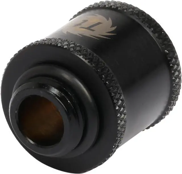 Main image of Thermaltake CL-W043-CU00BL-A Pacific DIY LCS Black G1/4 Male to Male 20mm Extender Fitting