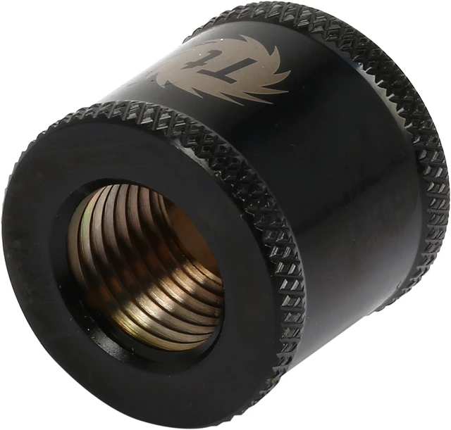 Main image of Thermaltake Pacific CL-W046-CU00BL-A Pacific DIY LCS Black G1/4 Female to Male 20mm Extender Fitting
