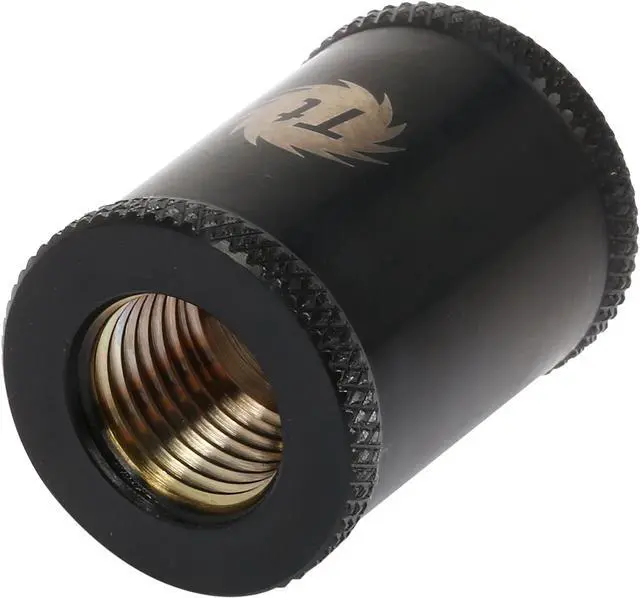 Main image of Thermaltake CL-W050-CU00BL-A Pacific DIY LCS Black G1/4 Female to Female 30mm Extender Fitting