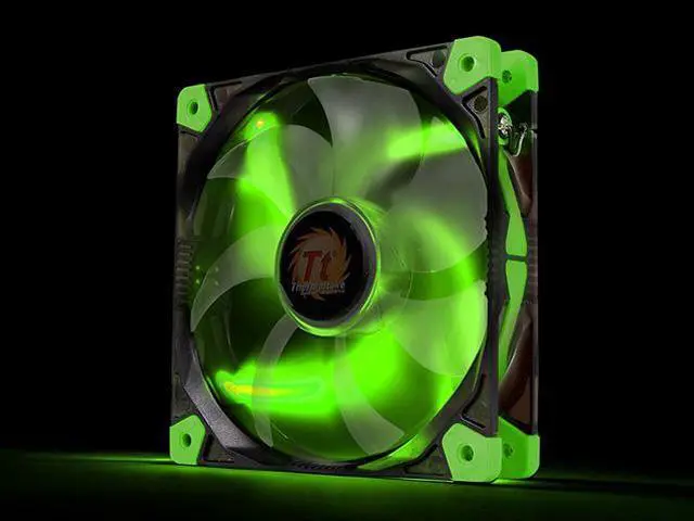 Alt view image 6 of 6 - Thermaltake Luna 12 LED Green