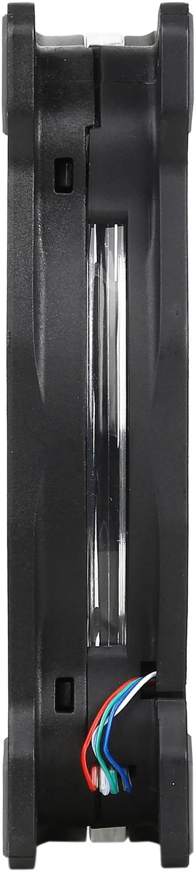 Alt view image 5 of 11 - Thermaltake Riing 12 RGB Series High Static Pressure 120mm Circular RGB LED Ring Case/Radiator Fan - Triple Pack - CL-F042-PL12SW-B