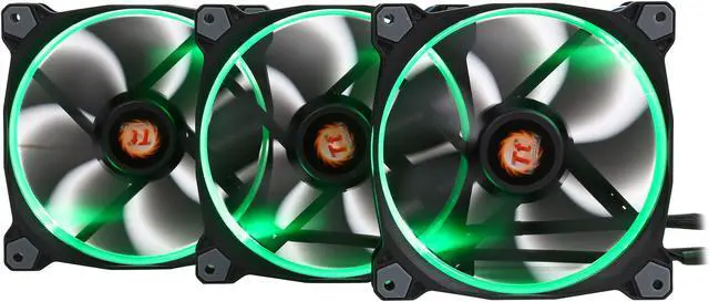 Alt view image 3 of 11 - Thermaltake Riing 14 RGB Series High Static Pressure 140mm Circular RGB LED Ring Case/Radiator Fan - Triple Pack - CL-F043-PL14SW-B