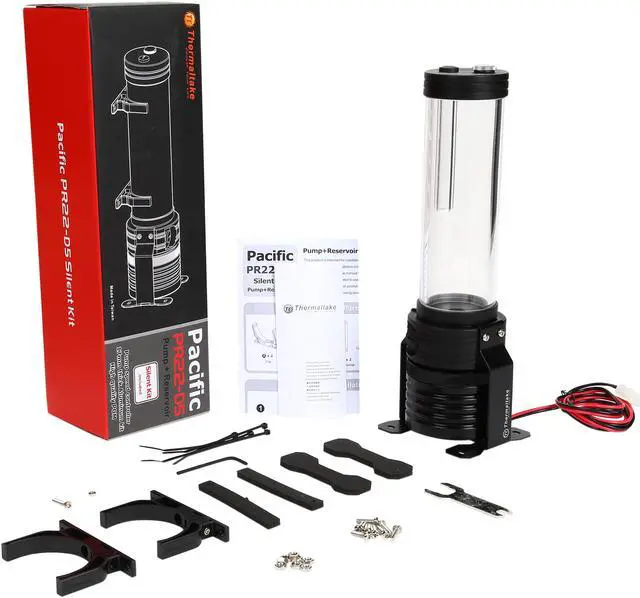 Alt view image 8 of 8 - Thermaltake PR22-D5 w/Silent Kit, 300ml 5-Speed Adjustable D5 Pump/Reservoir Combo CL-W083-PL00BL-A