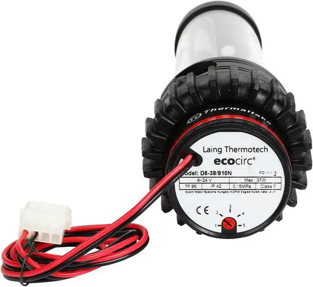 Alt view image 4 of 5 - Thermaltake PR22-D5, 300ml 5-Speed Adjustable D5 Pump/Reservoir Combo, CL-W082-PL00BL-A