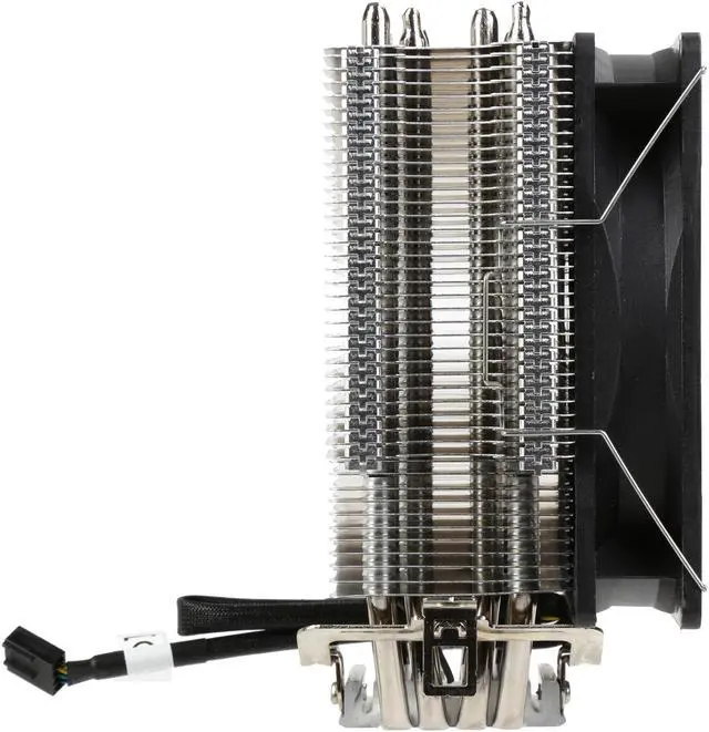 Alt view image 3 of 13 - Thermaltake Contac Silent 12 150W INTEL/AMD with AM4 Support 120mm PWM CPU Cooler CL-P039-AL12BL-A