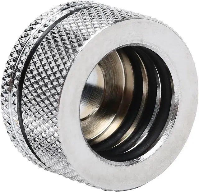 Alt view image 2 of 3 - Thermaltake Pacific CL-W092-CA00SL-A Pacific DIY LCS Chrome G1/4 PETG Tube 16mm (5/8") OD Compression Fitting