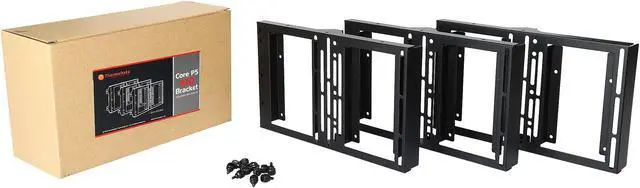 Alt view image 7 of 7 - Thermaltake AC-040-A31NAN-C1 Core P5 3pc AIO Bracket System with SSD/HDD Mounting