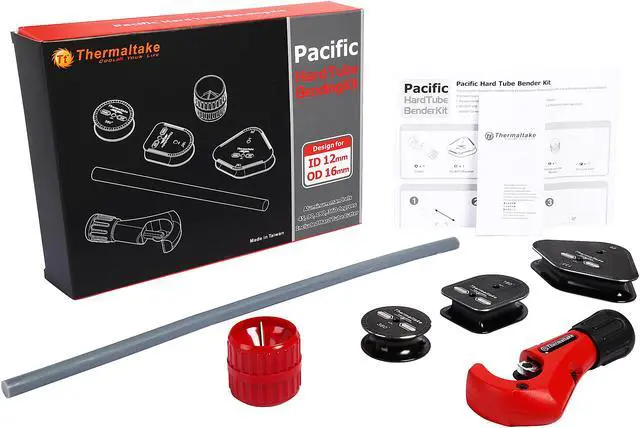 Alt view image 9 of 9 - Thermaltake PETG Hard Tube Bending Kit, designed for PETG Tube with OD 16mm (5/8") x ID 12mm (1/2"), CL-W093-AL00BL-A