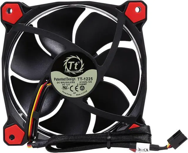 Alt view image 13 of 17 - Thermaltake Pacific DIY LCS RL240 High Capacity D5 Res/Pump Hard Tube Red LED Riing Fan / Opaque Coolant Water Cooling Kit CL-W128-CA12RE-A