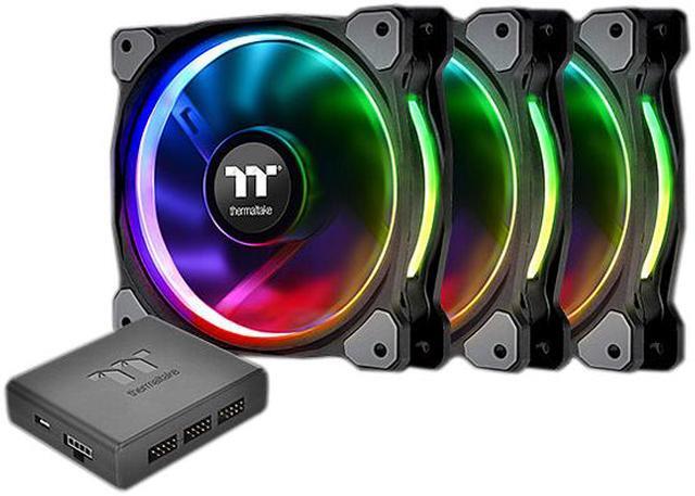 Alt view image 2 of 8 - Thermaltake Riing Plus 14 RGB 140mm Radiator Fan TT Premium Edition (3 Fan Pack)