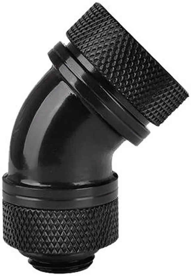 Alt view image 2 of 3 - Thermaltake CL-W096-CA00BL-A Pacific G14 PETG Tube 45-Degree Compression 16mm OD