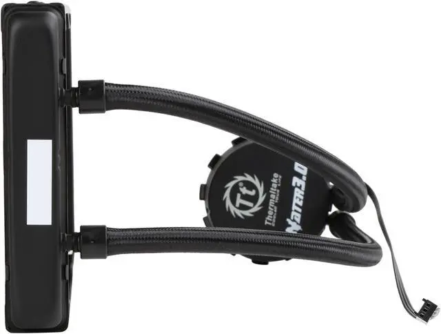 Alt view image 3 of 12 - Thermaltake Water 3.0 280 Riing RGB Edition PWM AIO Tt LCS Certified Liquid Cooling System CL-W138-PL14SW-A