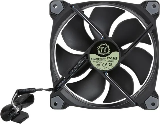 Alt view image 11 of 12 - Thermaltake Water 3.0 280 Riing RGB Edition PWM AIO Tt LCS Certified Liquid Cooling System CL-W138-PL14SW-A