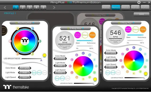 Alt view image 2 of 10 - Thermaltake Floe AIO Triple Riing RGB 360 TT Premium Edition PWM AM4 LGA2066 Ready Liquid Cooling System, CL-W158-PL12SW-A LGA 1700 Compatible