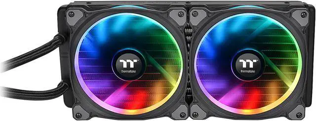 Alt view image 4 of 11 - Thermaltake Floe AIO Riing RGB 280 TT Premium Edition PWM TR4 LGA2066 Ready Liquid Cooling System CL-W167-PL14SW-A LGA 1700 Compatible