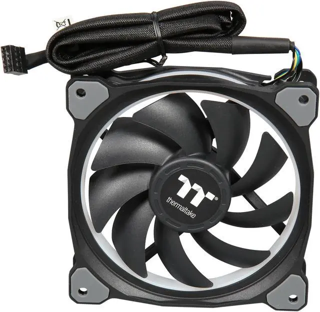 Alt view image 2 of 6 - Thermaltake CL-F059-PL12SW-A Riing Plus 12 LED RGB Radiator Fan TT Premium Edition (Single Fan Pack)
