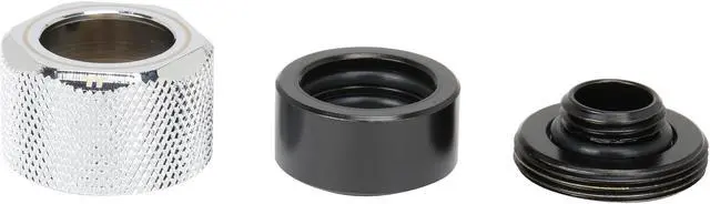 Alt view image 4 of 5 - Thermaltake CL-W213-CU00SL-B Pacific C-PRO G1/4 PETG Tube 16mm OD Compression - Chrome (6-Pack Fittings)