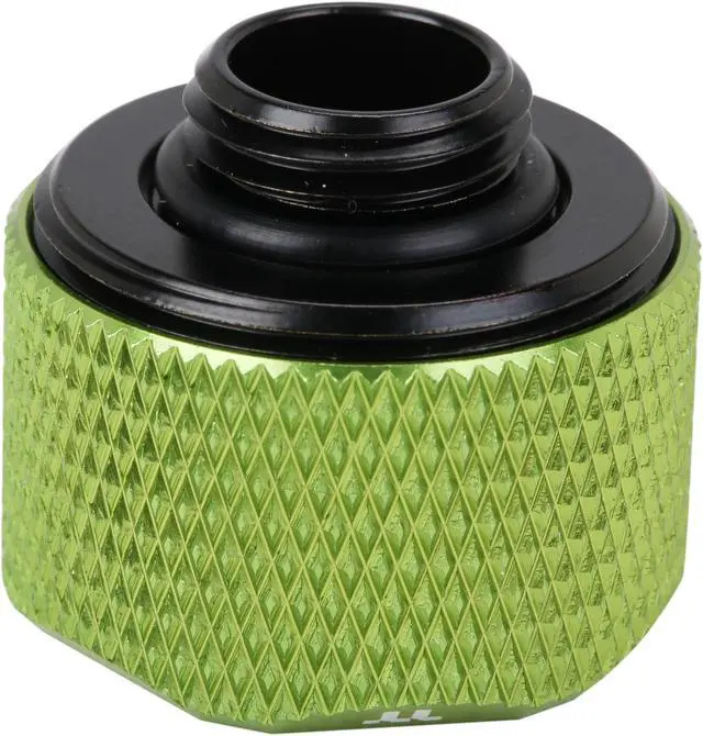 Alt view image 3 of 5 - Thermaltake Pacific Green 4 Build-in O-Rings C-Pro G1/4 PETG 16mm OD Compression Fitting 6 Pack CL-W212-CU00GR-B