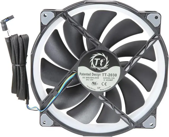 Alt view image 4 of 11 - Thermaltake Riing Plus 20 LED RGB Case Fan TT Premium Edition - CL-F069-PL20SW-A (Single Fan Pack with Controller)