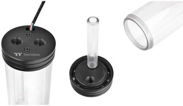 Alt view image 10 of 13 - Thermaltake PR22-D5 Plus, 300ml, RBG Software Enabled (TT RGB Plus/Alexa/Razer Chroma), 5-Speed D5 Pump/Reservoir Combo CL-W187-PL00SW-A