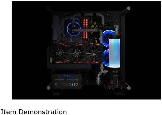Alt view image 12 of 13 - Thermaltake PR22-D5 Plus, 300ml, RBG Software Enabled (TT RGB Plus/Alexa/Razer Chroma), 5-Speed D5 Pump/Reservoir Combo CL-W187-PL00SW-A