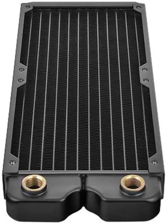 Alt view image 4 of 15 - Thermaltake C240, 27mm Thick 240mm Long, High-Density Fins, Copper Tubes Copper Radiator CL-W227-CU00BL-A