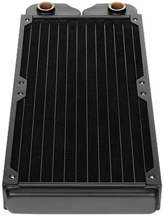 Alt view image 5 of 15 - Thermaltake C240, 27mm Thick 240mm Long, High-Density Fins, Copper Tubes Copper Radiator CL-W227-CU00BL-A