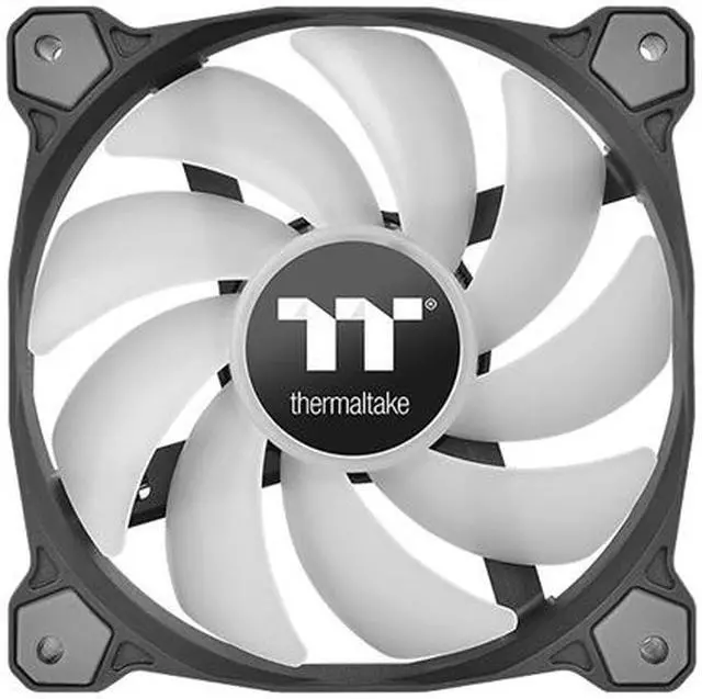 Alt view image 2 of 17 - Thermaltake Pure 12 ARGB 5V Motherboard Sync/Analog Controller TT Premium Edition 16.8 Million Colors 9 Addressable LEDs 120mm Hydraulic Bearing PWM Case/Radiator Fan, (3-Fan Pack) CL-F079-PL12SW-A