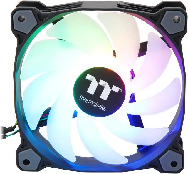 Alt view image 14 of 17 - Thermaltake Pure 12 ARGB 5V Motherboard Sync/Analog Controller TT Premium Edition 16.8 Million Colors 9 Addressable LEDs 120mm Hydraulic Bearing PWM Case/Radiator Fan, (3-Fan Pack) CL-F079-PL12SW-A