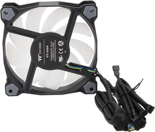 Alt view image 16 of 17 - Thermaltake Pure 12 ARGB 5V Motherboard Sync/Analog Controller TT Premium Edition 16.8 Million Colors 9 Addressable LEDs 120mm Hydraulic Bearing PWM Case/Radiator Fan, (3-Fan Pack) CL-F079-PL12SW-A