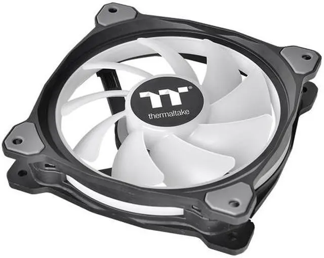 Alt view image 3 of 11 - Thermaltake Riing Duo 12 RGB Radiator Fan TT Premium Edition (3-Fan Pack) CL-F073-PL12SW-A RGB LED Case Fan