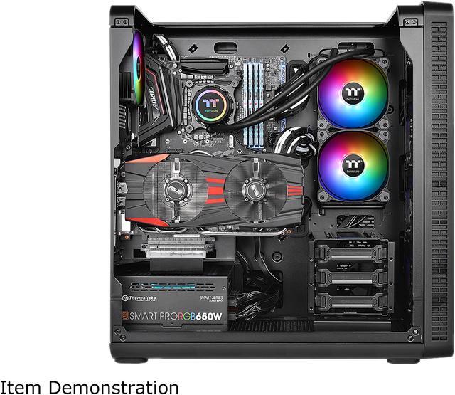 Alt view image 10 of 10 - Thermaltake Water 3.0 240 ARGB Sync Edition CL-W233-PL12SW-B Water Cooler LGA 1700 Compatible