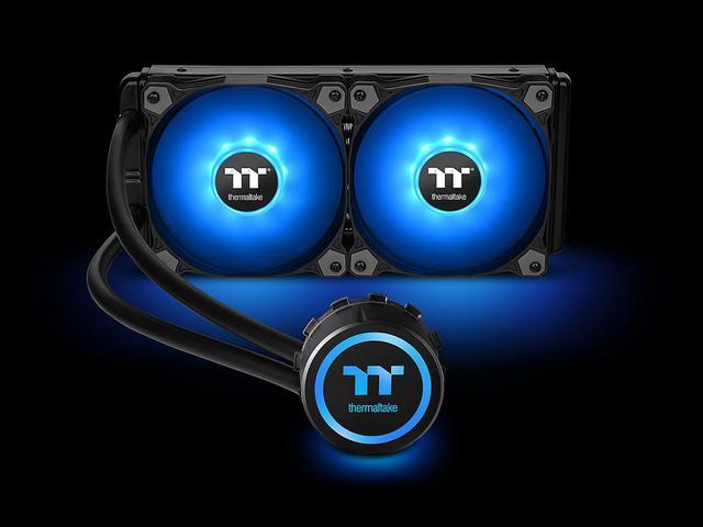 Alt view image 2 of 10 - Thermaltake Water 3.0 240 ARGB Sync Edition CL-W233-PL12SW-B Water Cooler LGA 1700 Compatible