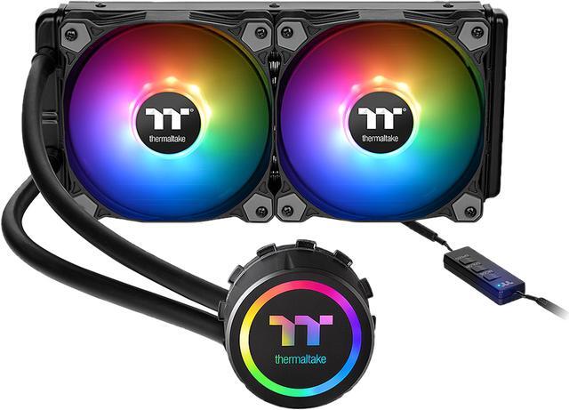 Main image of Thermaltake Water 3.0 240 ARGB Sync Edition CL-W233-PL12SW-B Water Cooler LGA 1700 Compatible