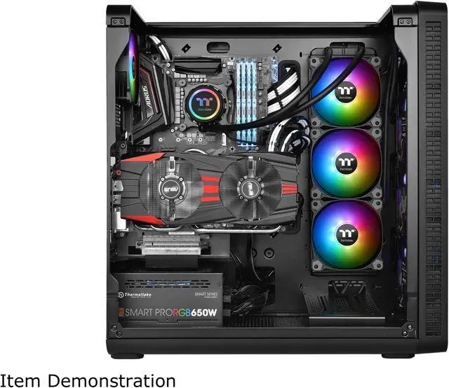 Alt view image 10 of 10 - Thermaltake Water 3.0 360 ARGB Sync Edition CL-W234-PL12SW-B Water Cooler LGA 1700 Compatible