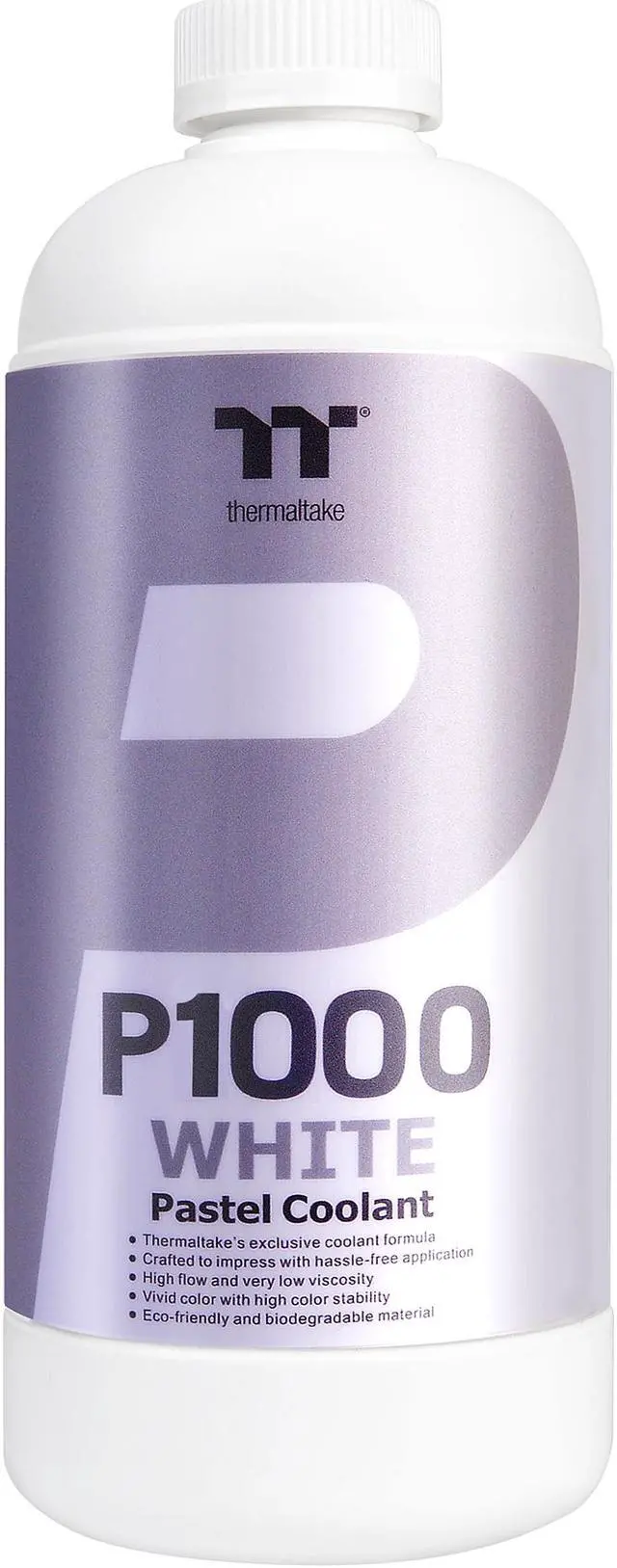 Main image of Thermaltake P1000 1000ml New Formula White Pastel Coolant Anti-Corrosion Anti-Freeze Miimize Airlock CL-W246-OS00WT-A