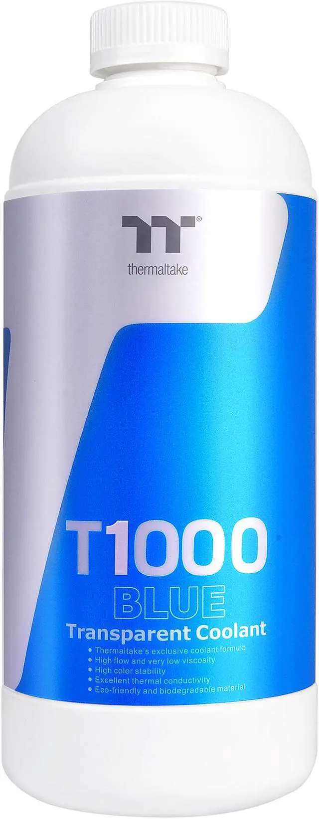 Main image of Thermaltake T1000 1000ml New Formula Blue Transparent Coolant Anti-Corrosion Anti-Freeze Miimize Precipitation CL-W245-OS00BU-A