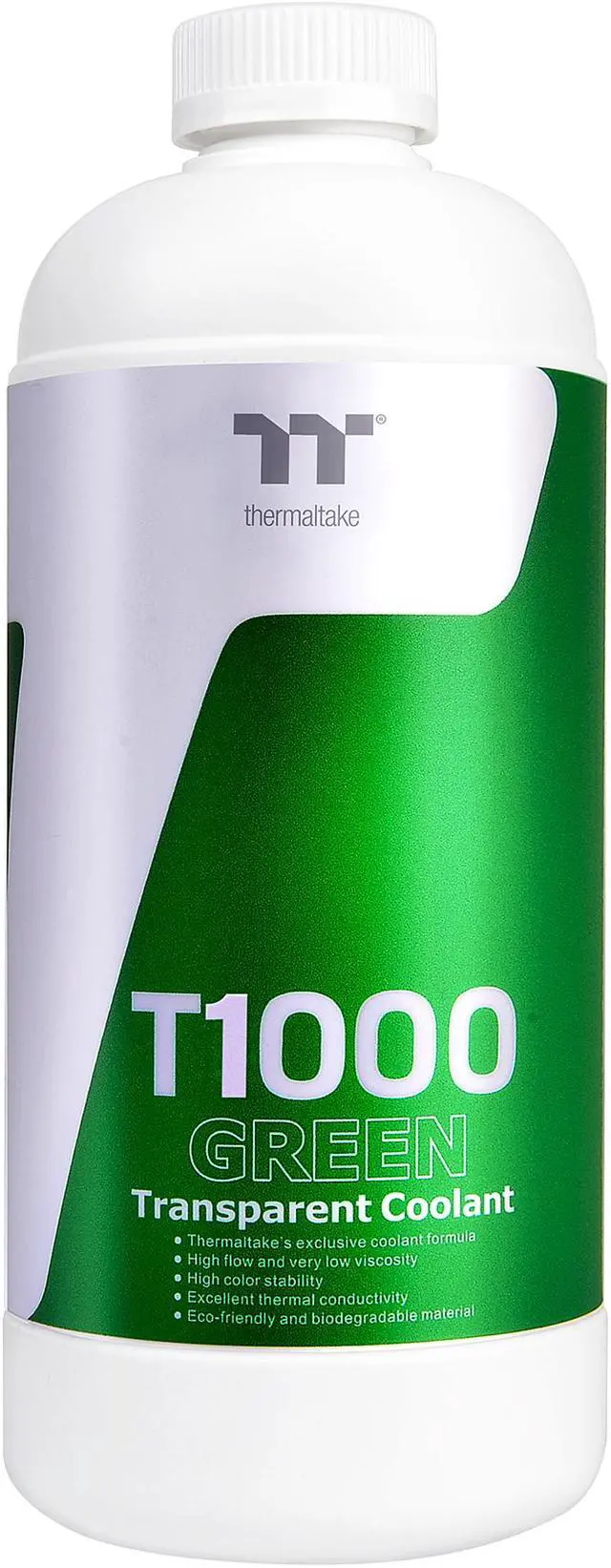 Main image of Thermaltake T1000 1000ml New Formula Green Transparent Coolant Anti-Corrosion Anti-Freeze Miimize Precipitation CL-W245-OS00GR-A