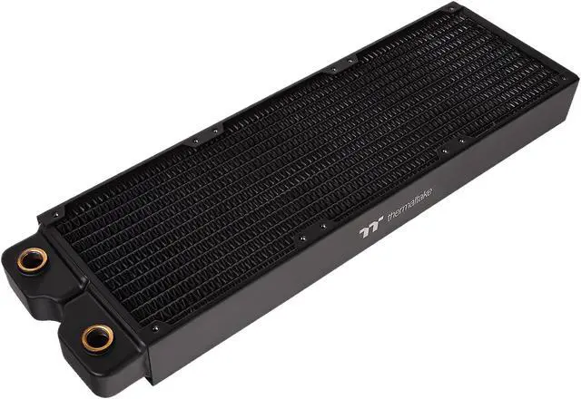 Alt view image 2 of 9 - Thermaltake CLM360, 40mm Thick 360mm Long, High-Density Fins, Dual-Row, Copper Tubes Copper Radiator CL-W237-CU00BL-A