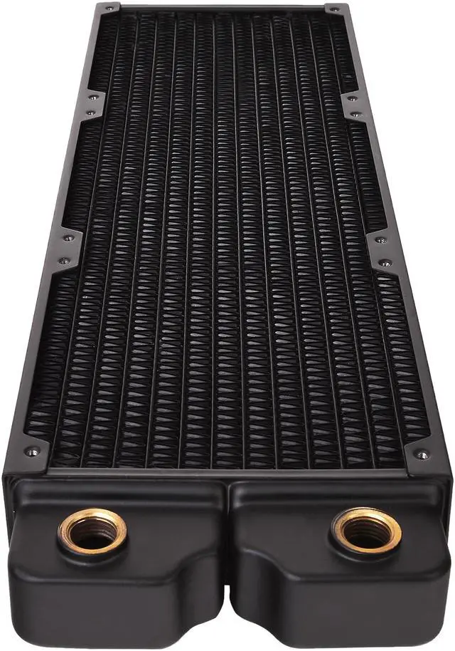 Alt view image 3 of 9 - Thermaltake CLM360, 40mm Thick 360mm Long, High-Density Fins, Dual-Row, Copper Tubes Copper Radiator CL-W237-CU00BL-A
