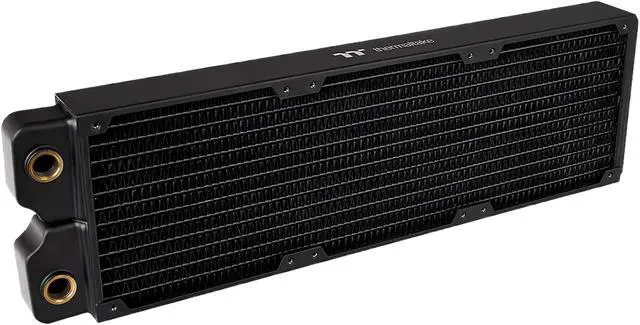 Alt view image 5 of 9 - Thermaltake CLM360, 40mm Thick 360mm Long, High-Density Fins, Dual-Row, Copper Tubes Copper Radiator CL-W237-CU00BL-A