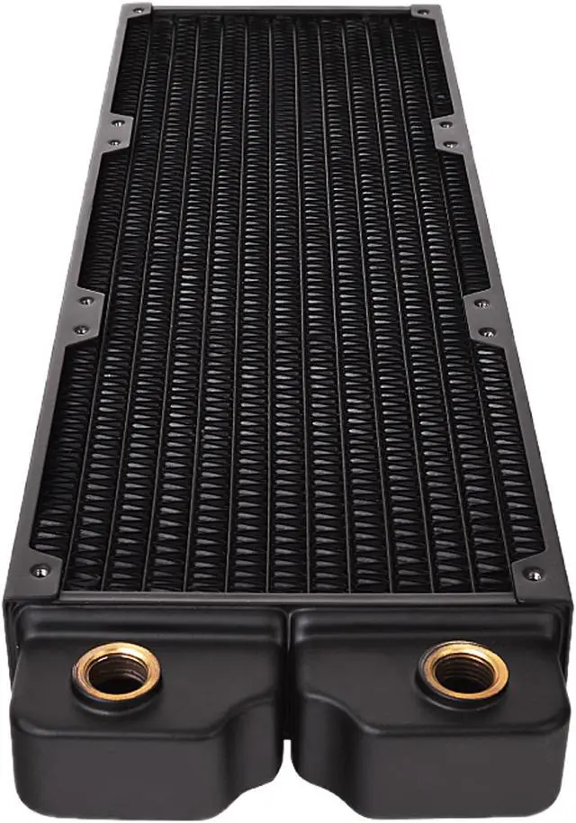 Alt view image 4 of 9 - Thermaltake CLM360, 40mm Thick 360mm Long, High-Density Fins, Dual-Row, Copper Tubes Copper Radiator CL-W237-CU00BL-A